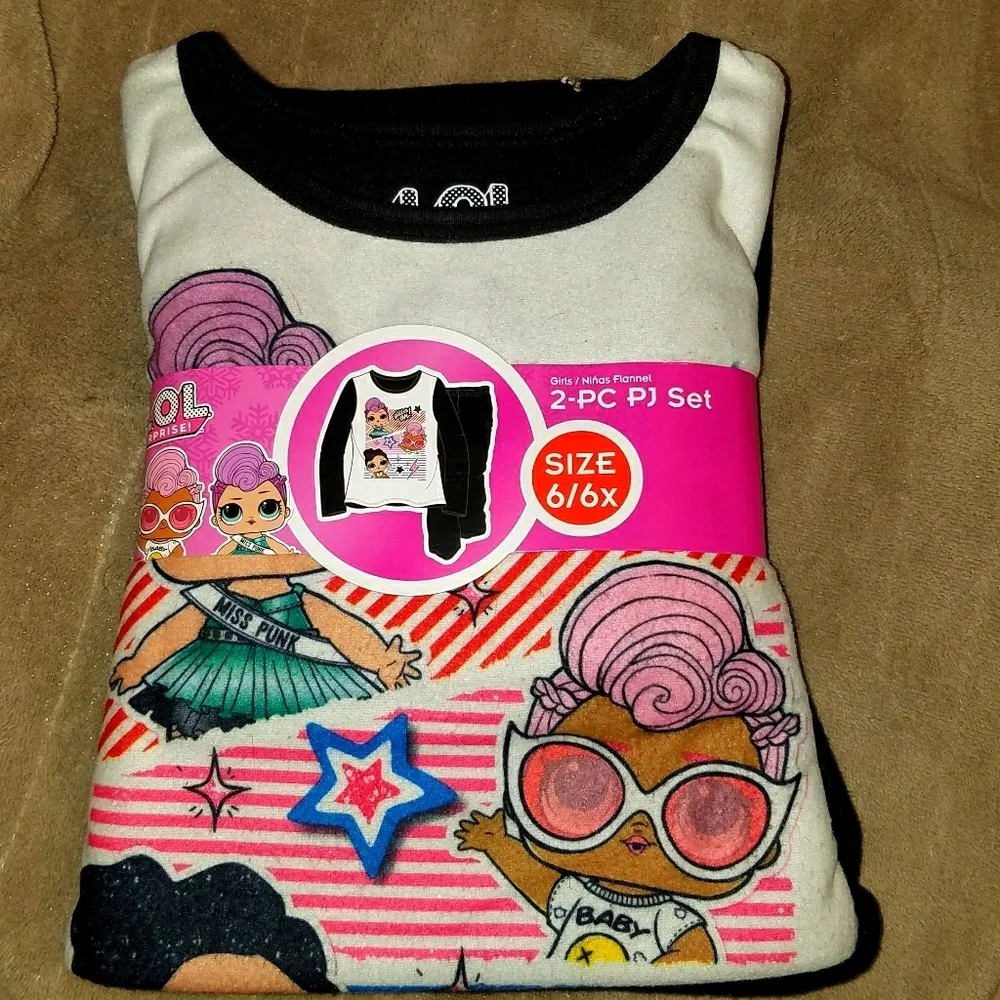 Brand new LOL Surprise 6/6X PJ set